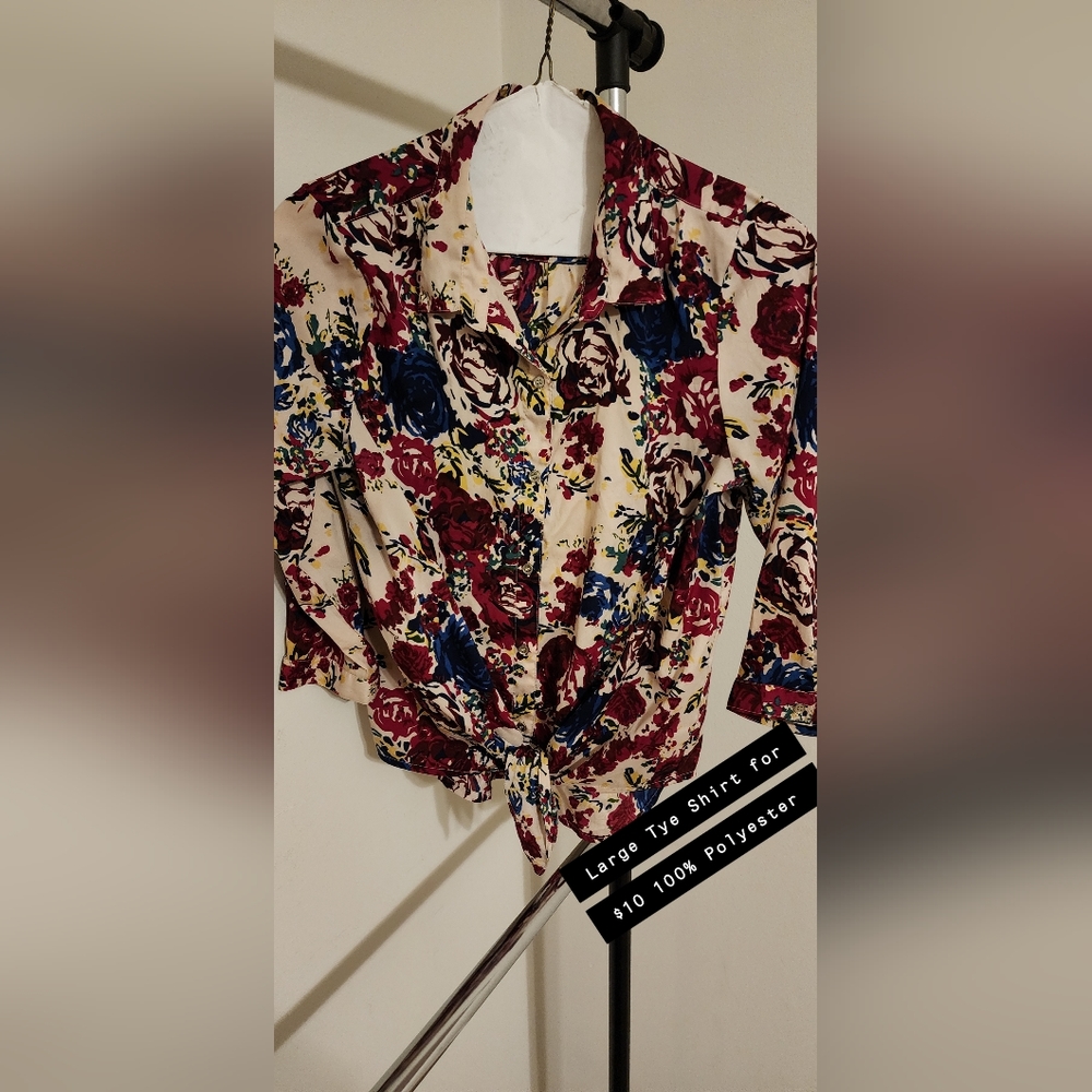 Multi Colored Floral Blouse